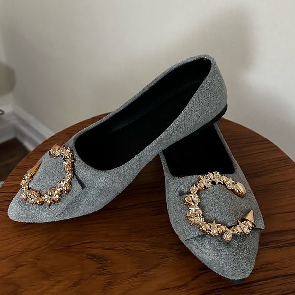 Women's Pointed Toe Fashionable Shallow
Mouth Comfortable Flat Shoes - Picture 7 of 8